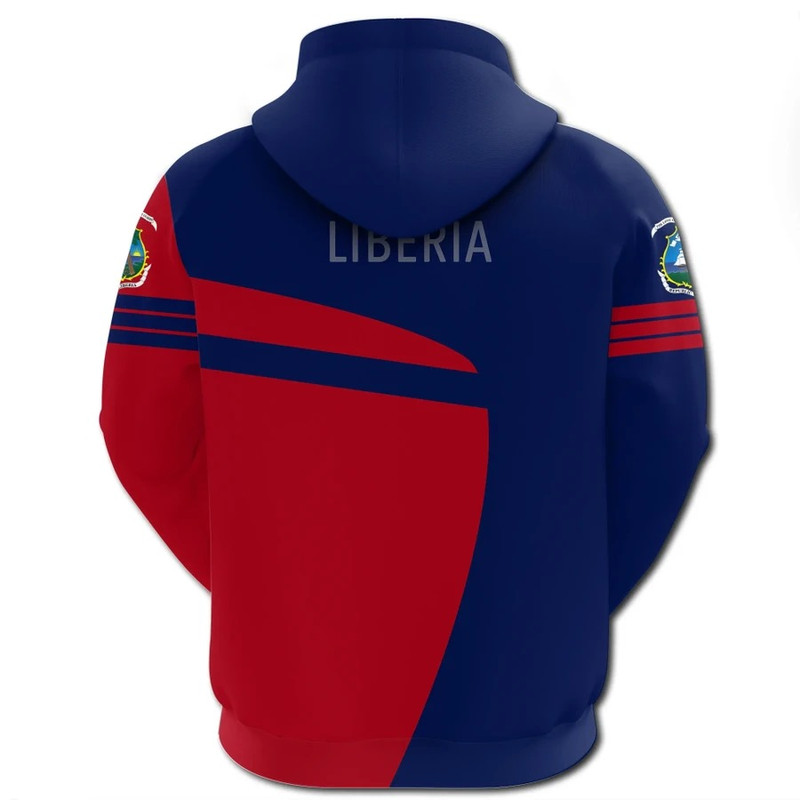 Liberia Hoodie Sport Premium, African Hoodie For Men Women