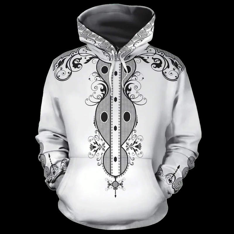Dashiki All-over Hoodie, African Hoodie For Men Women