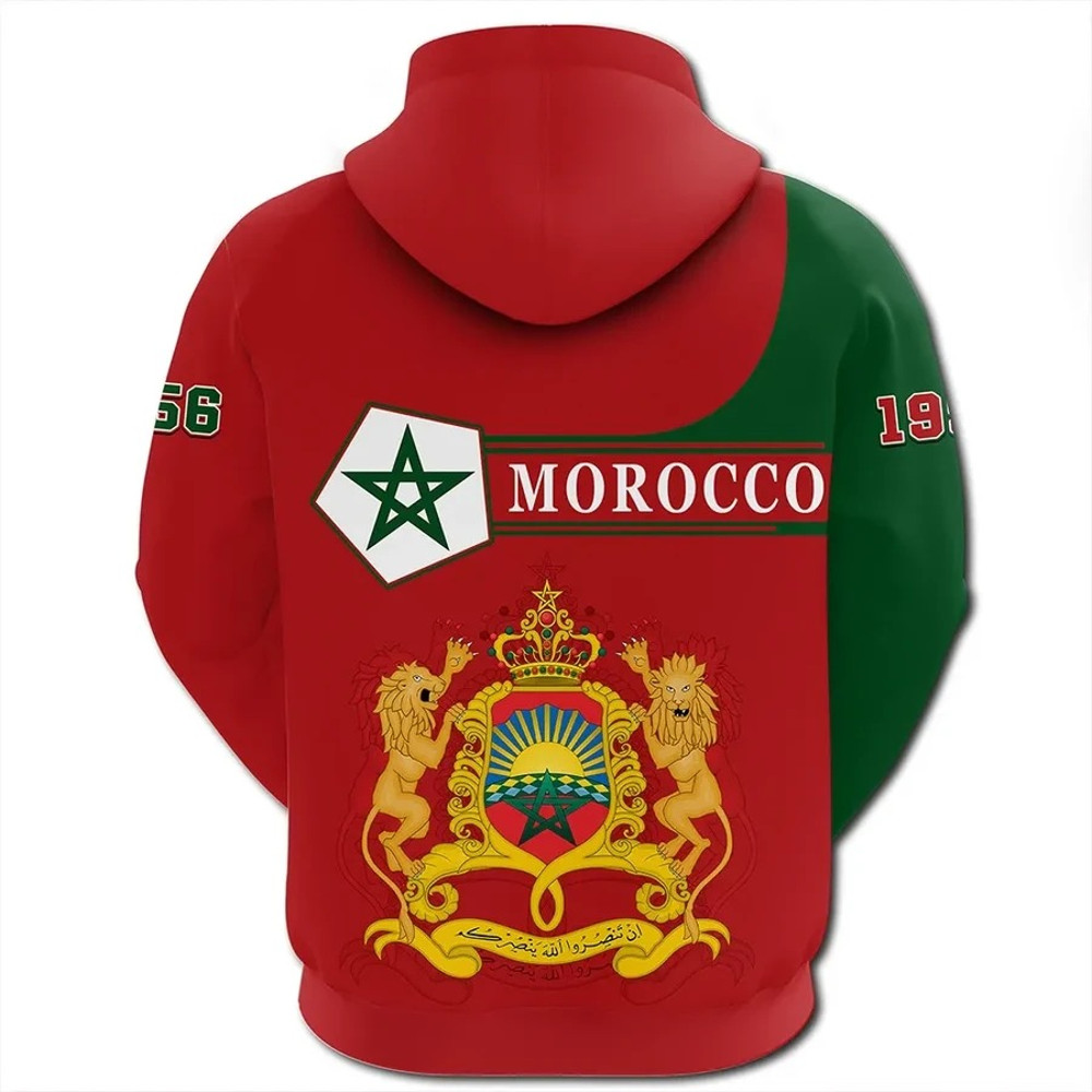 Morocco Hoodie Pentagon Style, African Hoodie For Men Women