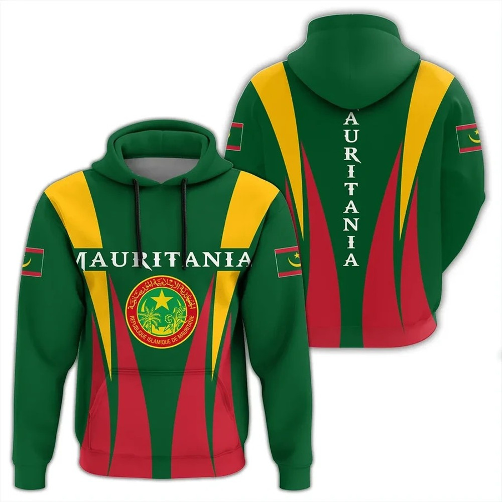 Mauritania Hoodie - Apex Style, African Hoodie For Men Women