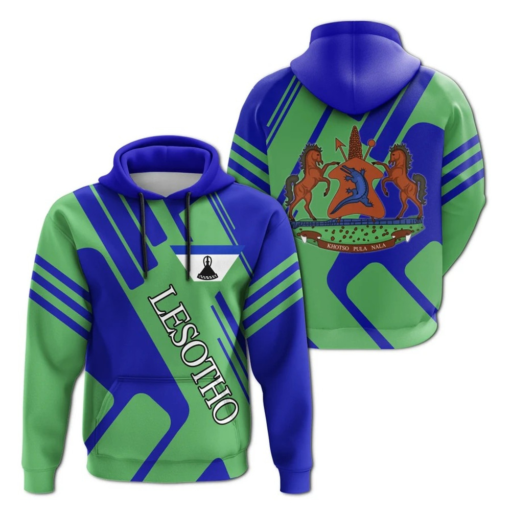 Lesotho Hoodie - Rockie Style, African Hoodie For Men Women