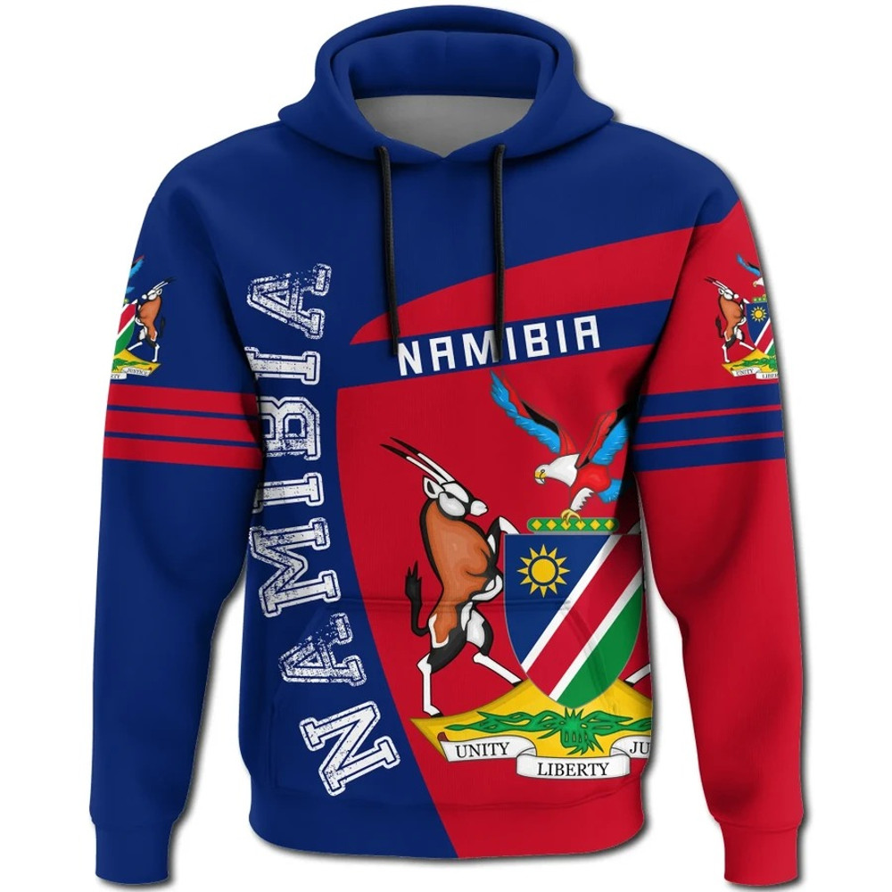 Namibia Hoodie Sport Premium, African Hoodie For Men Women