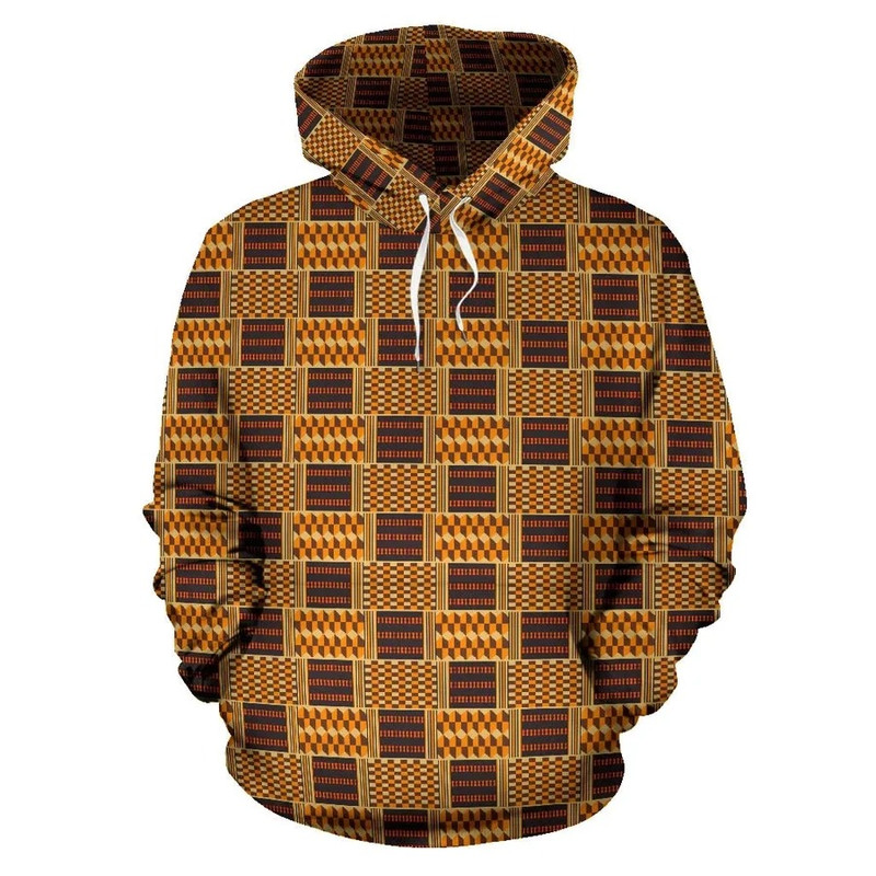 Kente Hoodie Bonwire Style, African Hoodie For Men Women