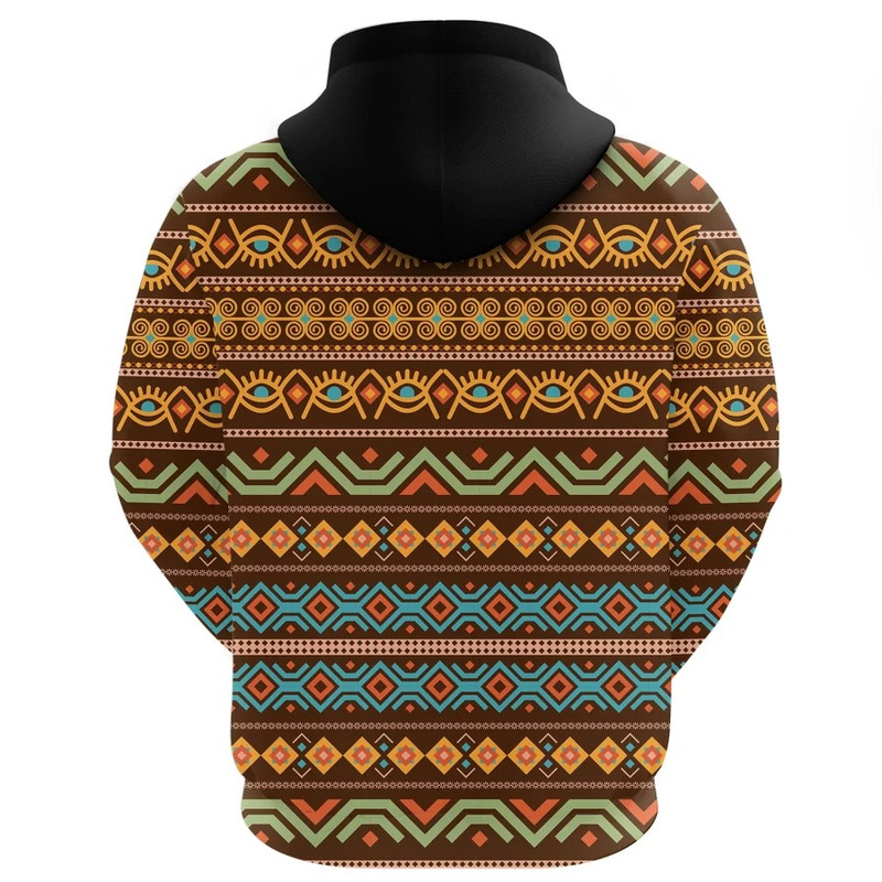 Vintage Adinkra Hoodie, African Hoodie For Men Women
