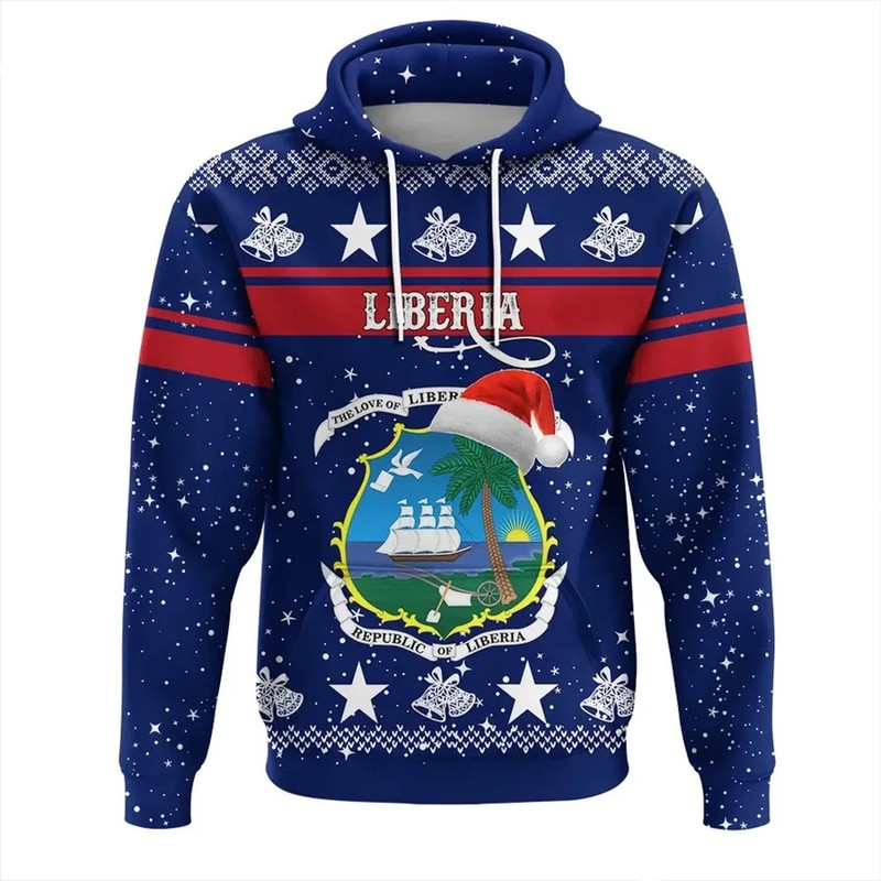 Liberia Hoodie Christmas, African Hoodie For Men Women