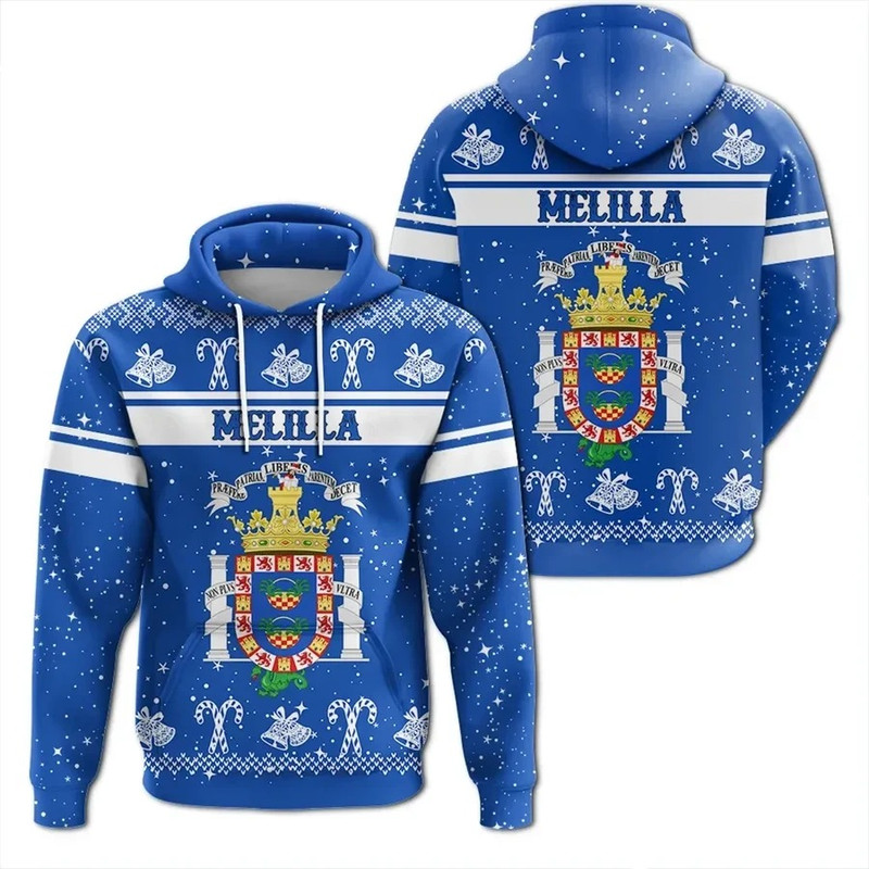 Melilla Hoodie Christmas, African Hoodie For Men Women