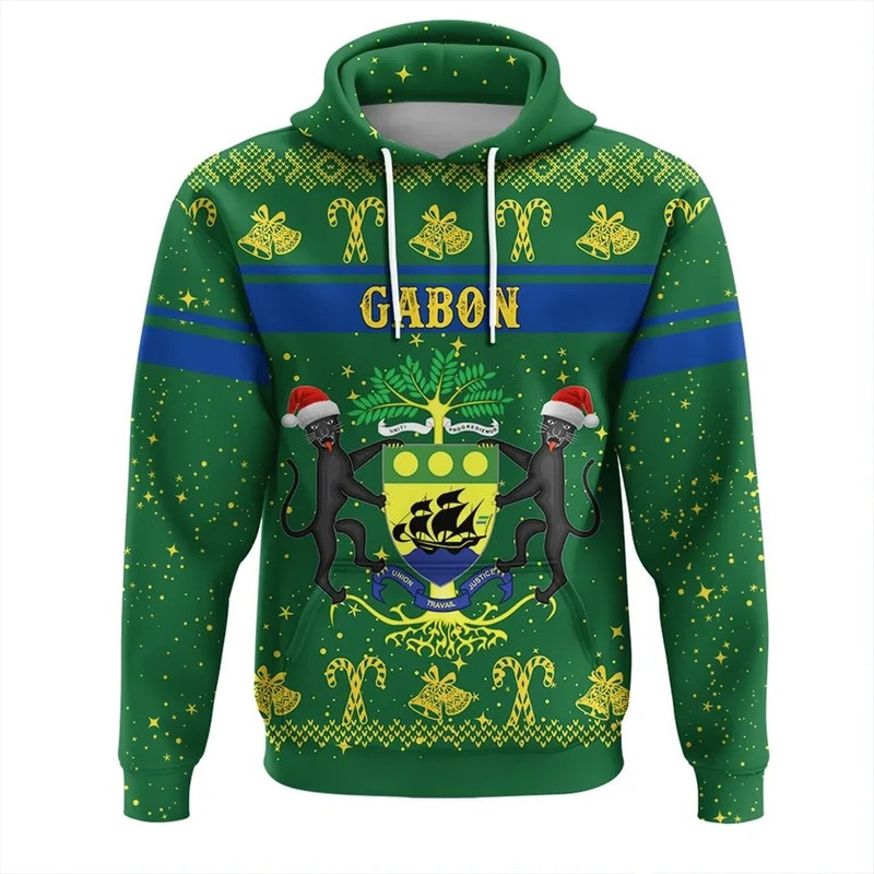 Gabon Hoodie Christmas, African Hoodie For Men Women