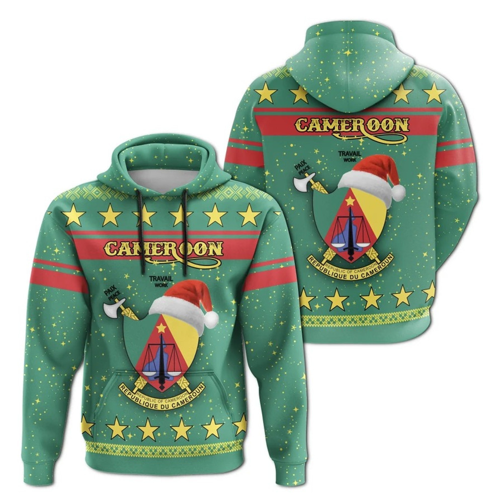 Cameroon Christmas Hoodie, African Hoodie For Men Women