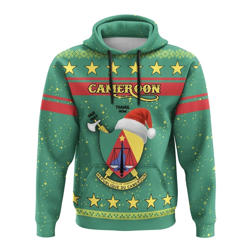 Cameroon Christmas Hoodie, African Hoodie For Men Women
