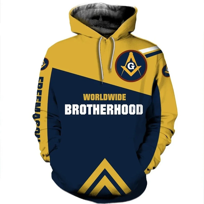 Freemasonry Worldwide Brotherhood Hoodie, African Hoodie For Men Women