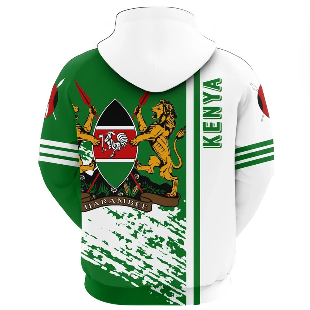 Kenya Quarter Style Hoodie, African Hoodie For Men Women