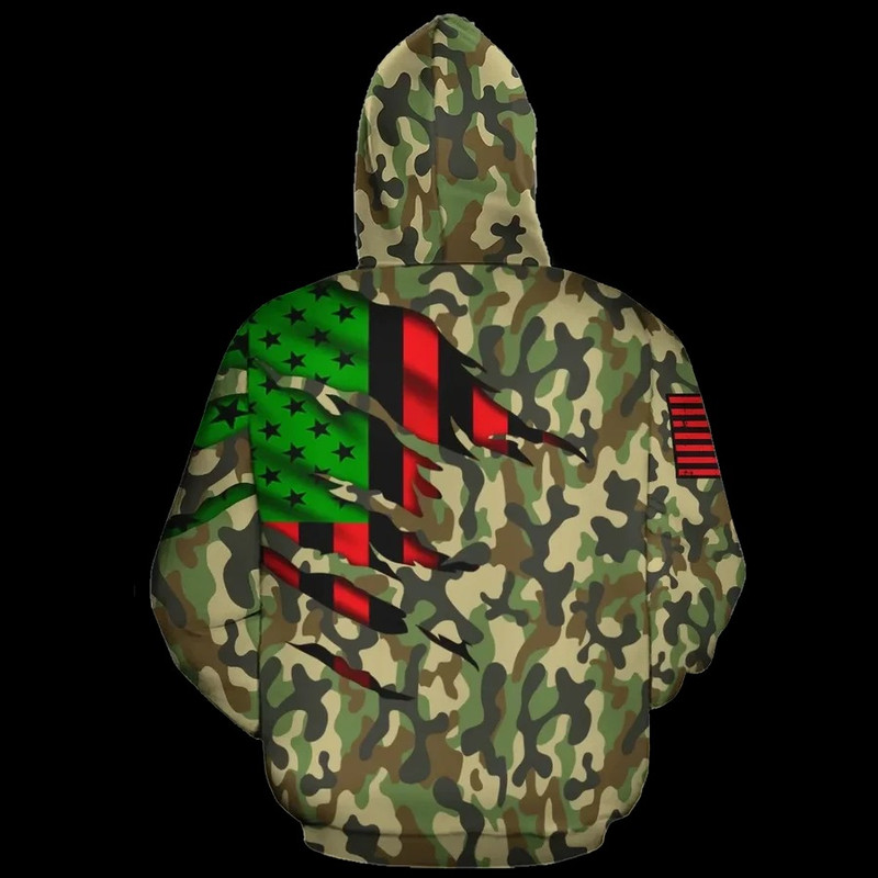 Veteran 2 Hoodie, African Hoodie For Men Women