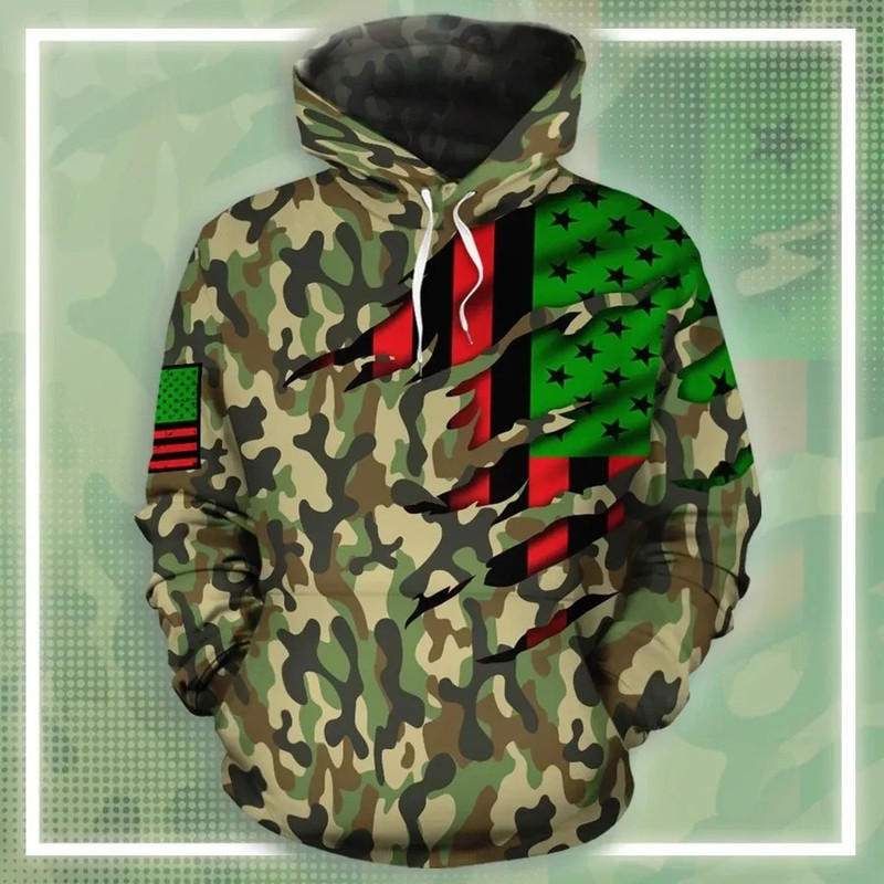 Veteran 2 Hoodie, African Hoodie For Men Women