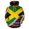 Jamaica Flag And Pattern Hoodie, African Hoodie For Men Women