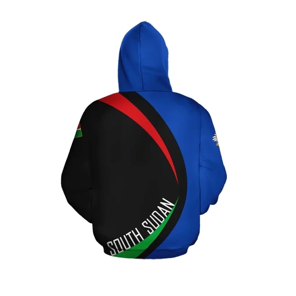 South Sudan Hoodie - Circle Style, African Hoodie For Men Women