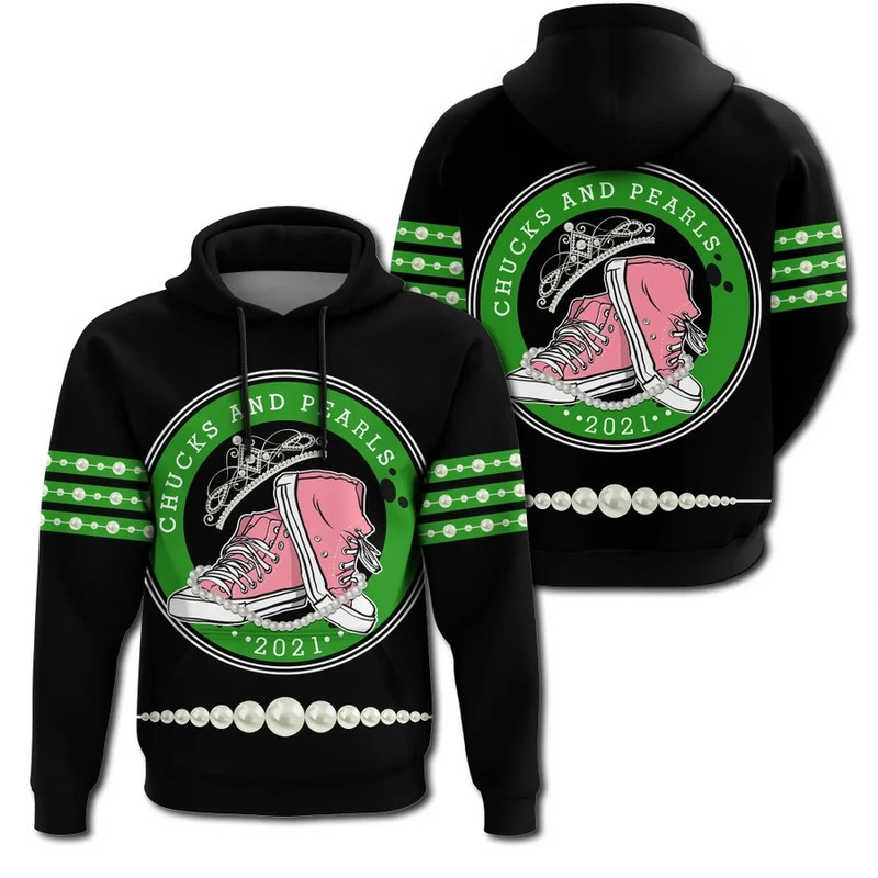 K.H Pearls 2021 Pink And Green Hoodie, African Hoodie For Men Women