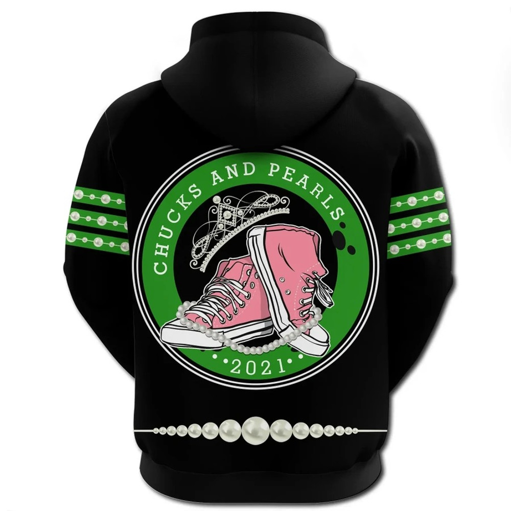 K.H Pearls 2021 Pink And Green Hoodie, African Hoodie For Men Women