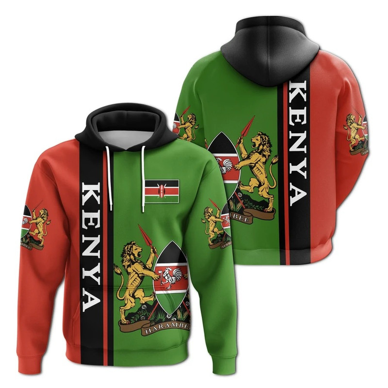 Kenya Style Hoodie, African Hoodie For Men Women