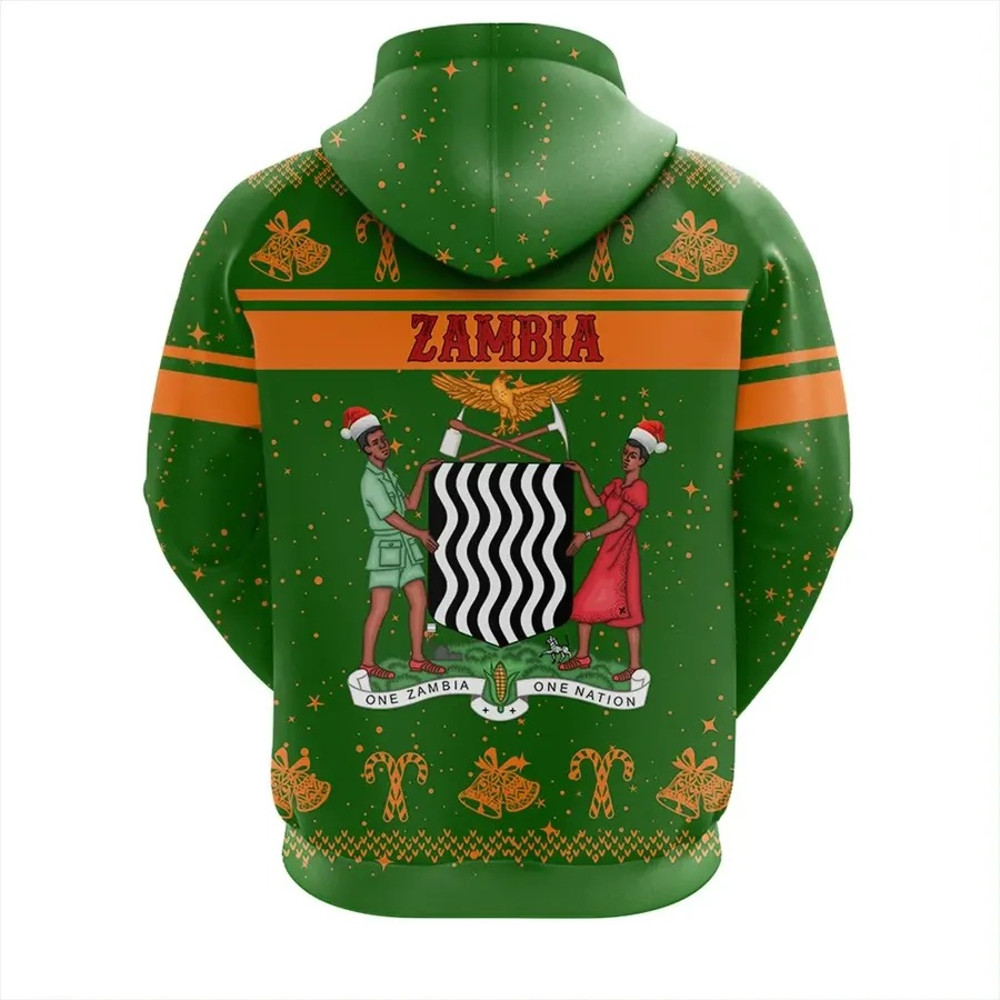 Zambia Hoodie Christmas, African Hoodie For Men Women