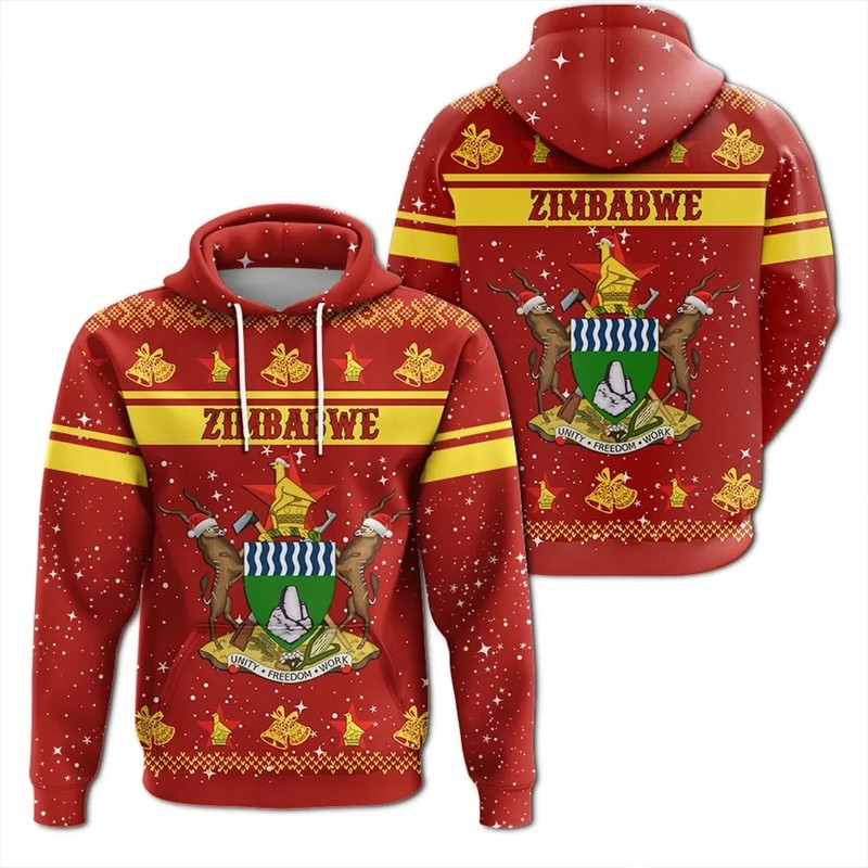 Zimbabwe Hoodie Christmas, African Hoodie For Men Women