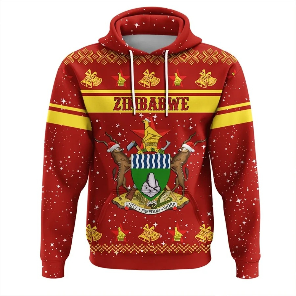 Zimbabwe Hoodie Christmas, African Hoodie For Men Women