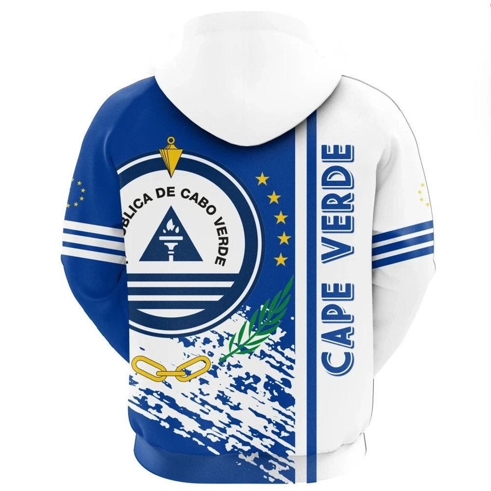 Cape Verde Quarter Style Hoodie, African Hoodie For Men Women