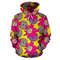 Ankara Protea Hoodie, African Hoodie For Men Women