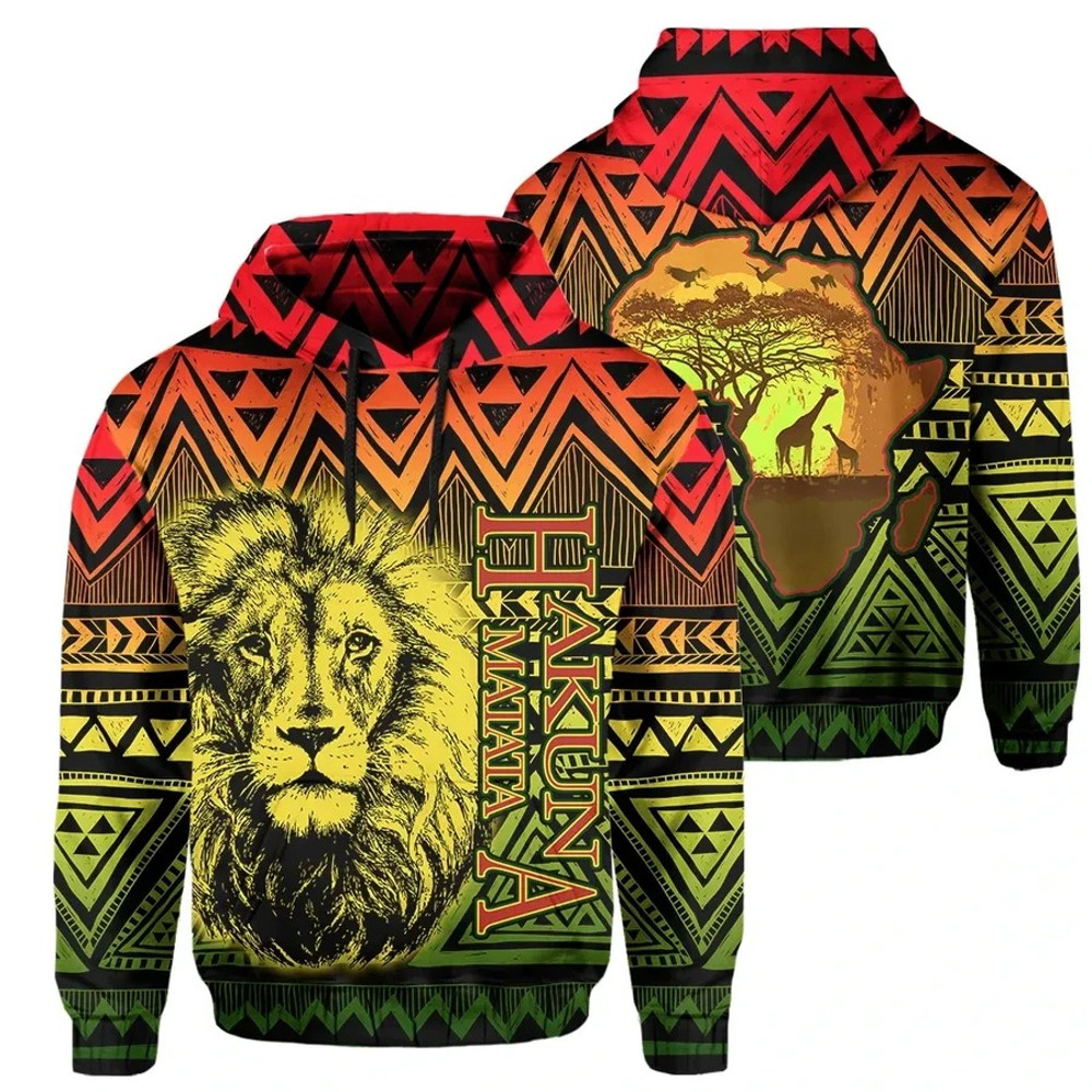The King Hoodie, African Hoodie For Men Women