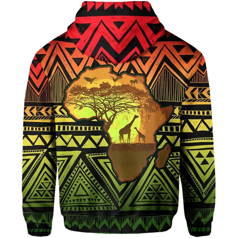 The King Hoodie, African Hoodie For Men Women