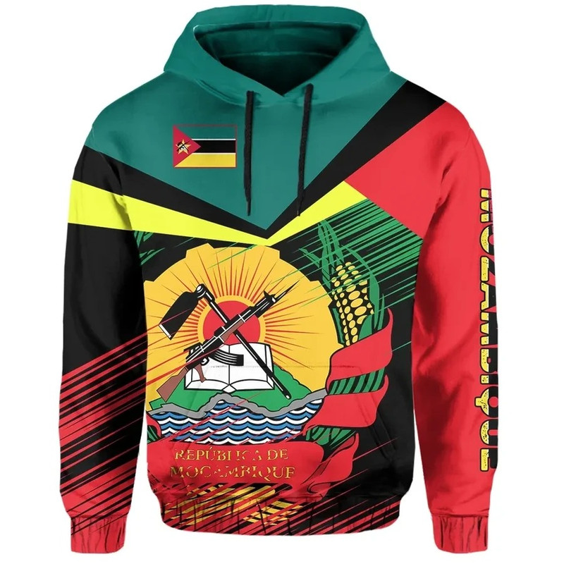 Mozambique Hoodie, African Hoodie For Men Women