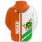 Niger Half Concept Hoodie, African Hoodie For Men Women