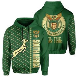 south africa unity in diversity hoodie, african hoodie for men women