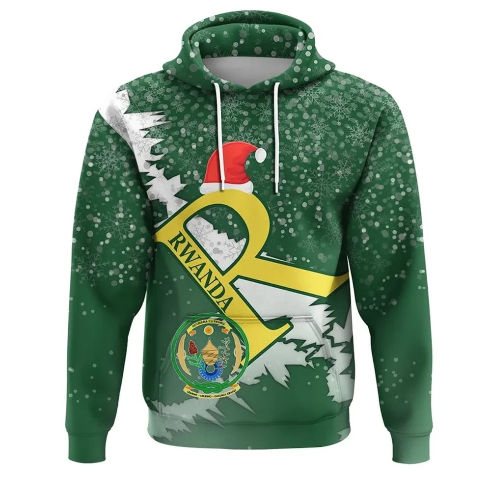 Rwanda Hoodie Christmas - X Style, African Hoodie For Men Women