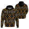 Brownie Bogolan Hoodie, African Hoodie For Men Women