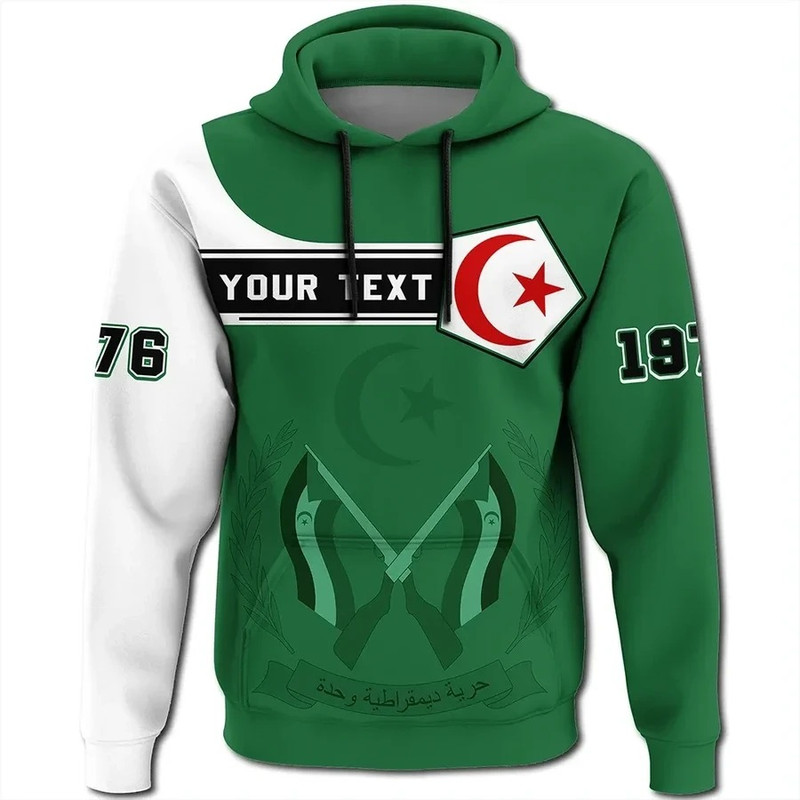 Western Sahara Hoodie Pentagon Style, African Hoodie For Men Women