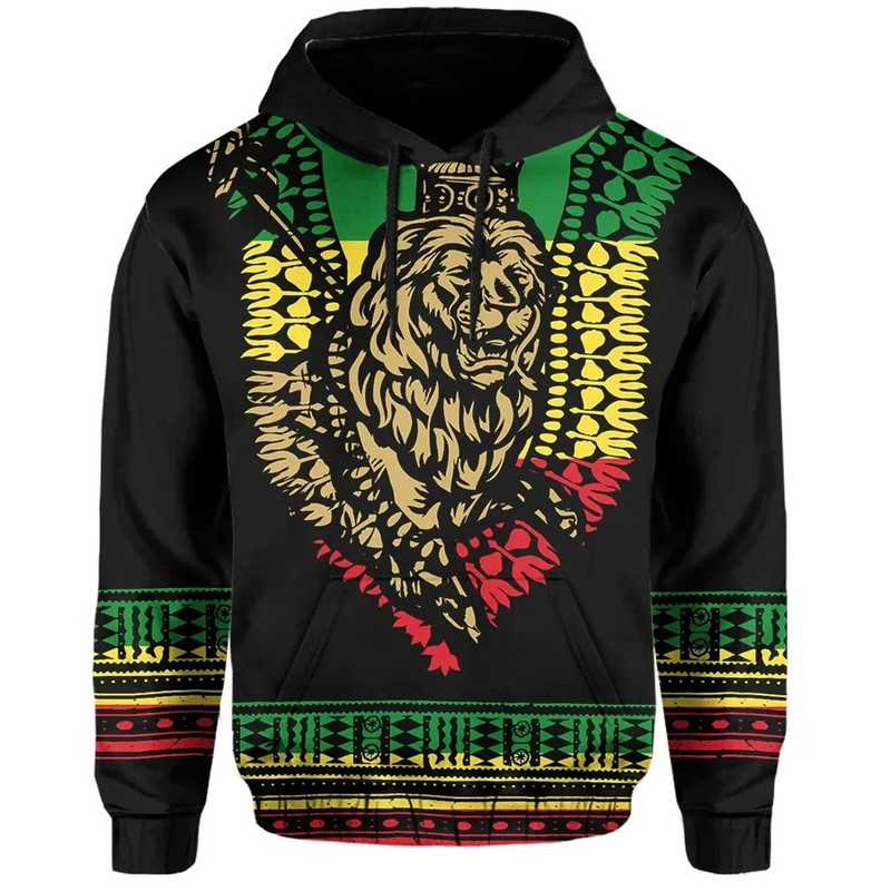 Ethiopia Dashiki Style Hoodie, African Hoodie For Men Women