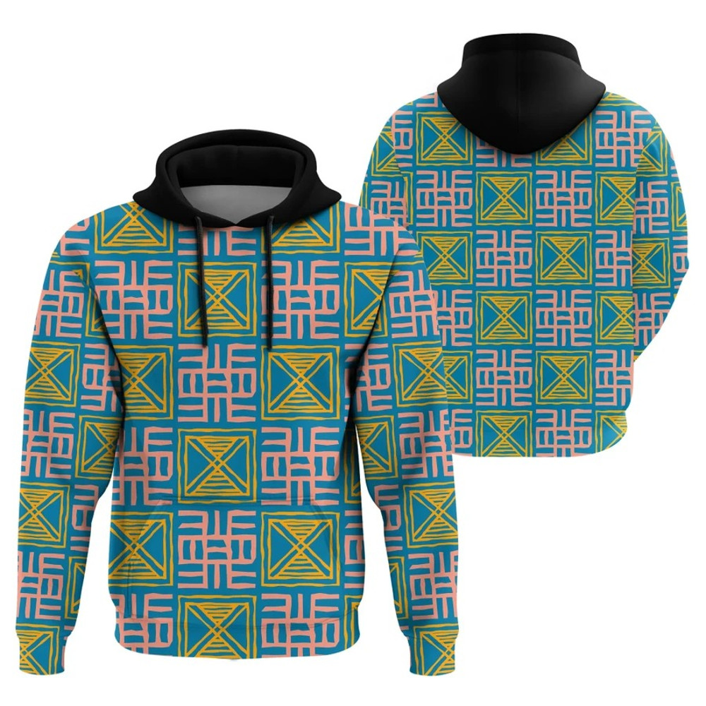 Nea Onnim No Sua A And Mframadan Adinkra Hoodie, African Hoodie For Men Women