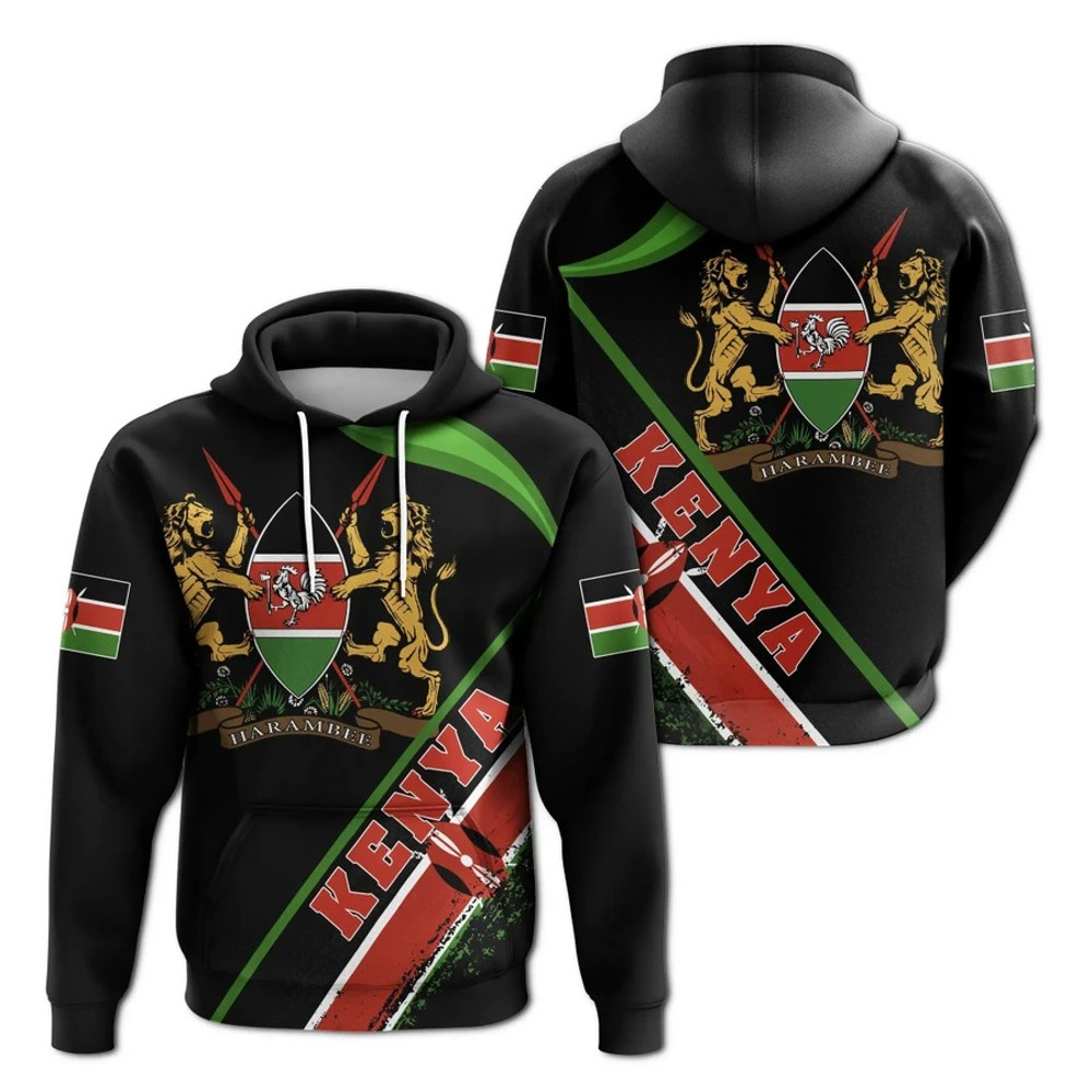 Kenya Texas Hoodie, African Hoodie For Men Women