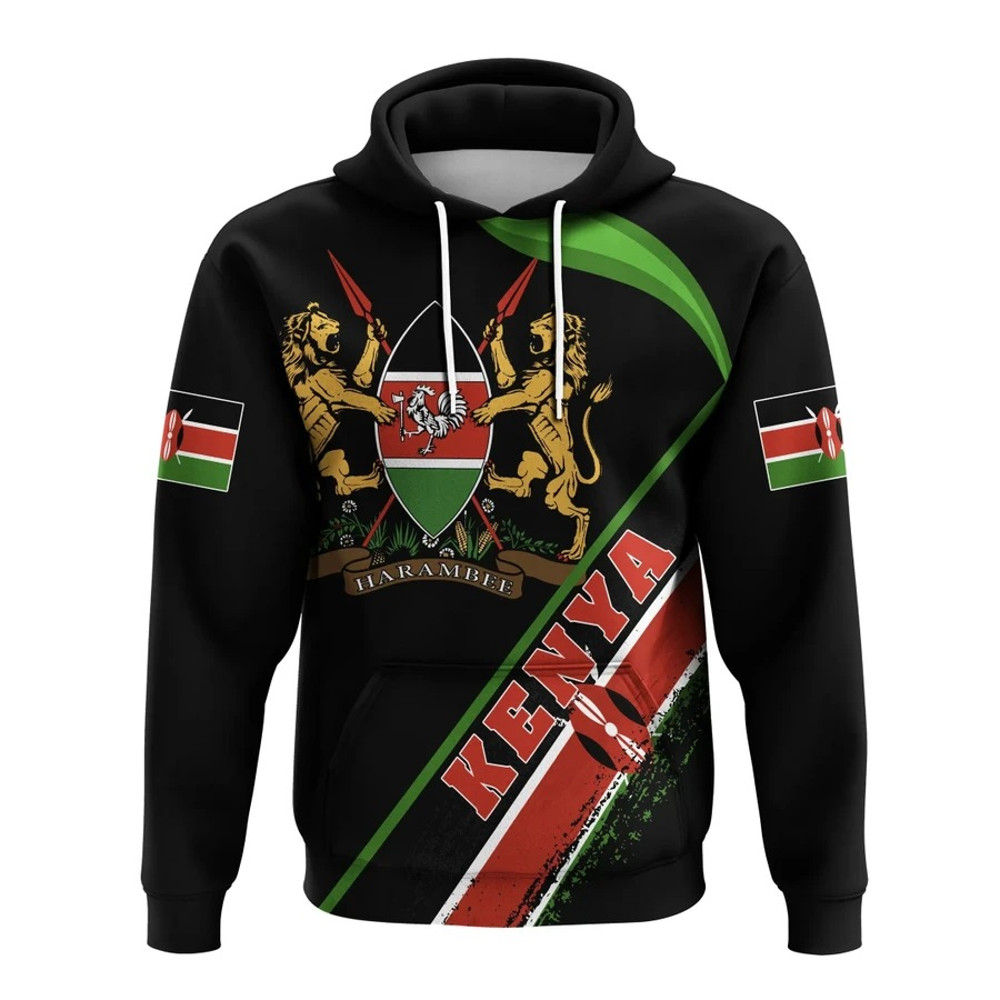 Kenya Texas Hoodie, African Hoodie For Men Women