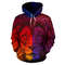 Africa King Of The Animal Lion Hoodie Blue, African Hoodie For Men Women