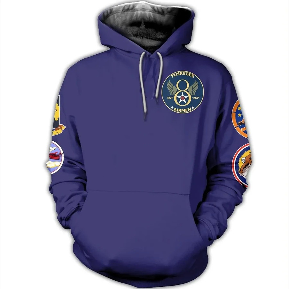 Tuskegee Airmen Hoodie, African Hoodie For Men Women