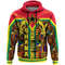 Ghana Kente Style Hoodie, African Hoodie For Men Women