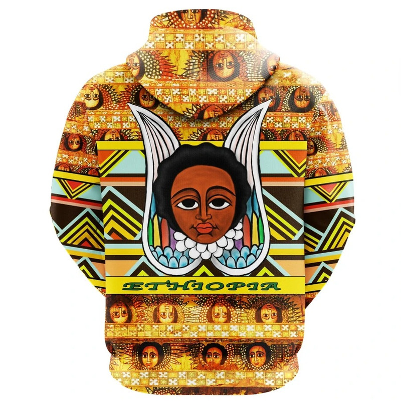 Angel Ethiopia Orthodox Hoodie, African Hoodie For Men Women