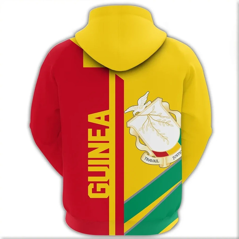 Guinea Half Concept Hoodie, African Hoodie For Men Women