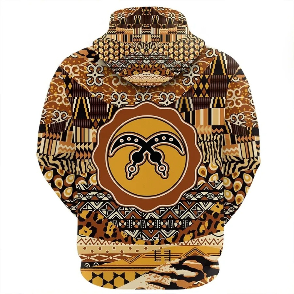 Akofena Hoodie Leo Style, African Hoodie For Men Women