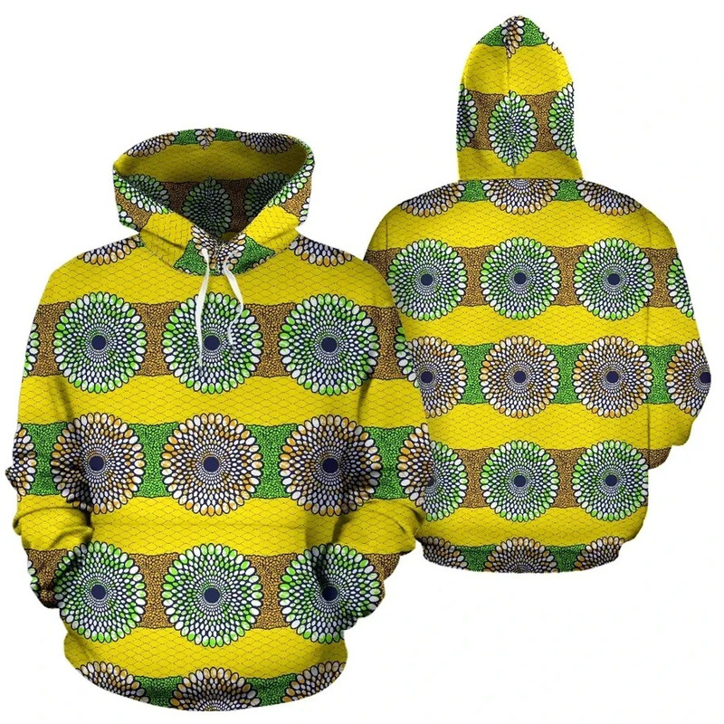 Ankara Imarisa Light Hoodie, African Hoodie For Men Women