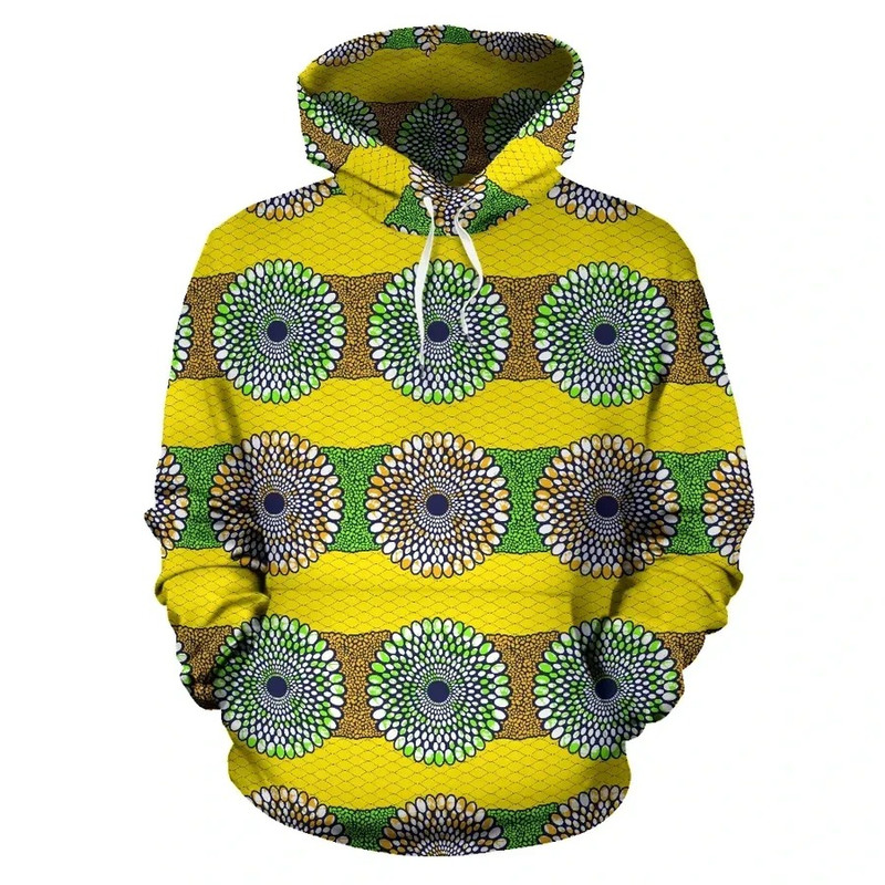 Ankara Imarisa Light Hoodie, African Hoodie For Men Women