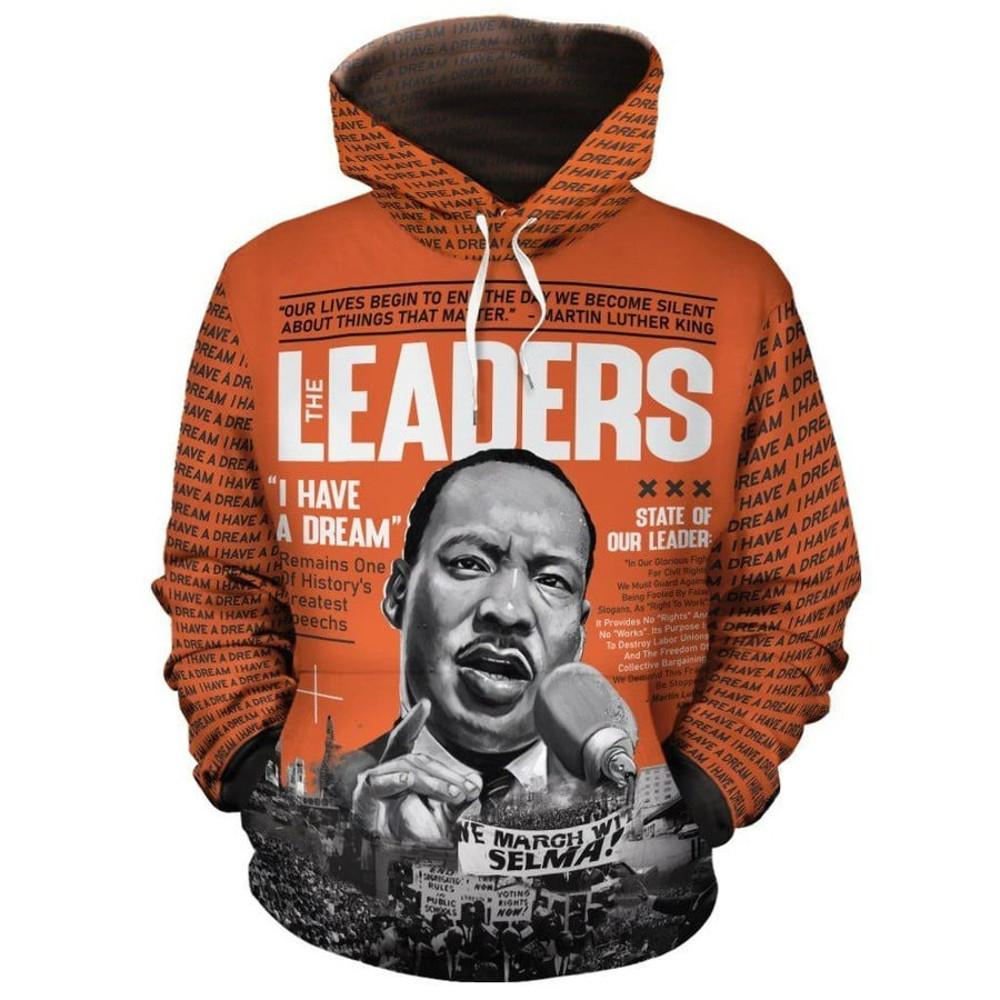 Martin Luther King Magazine Art Hoodie, African Hoodie For Men Women