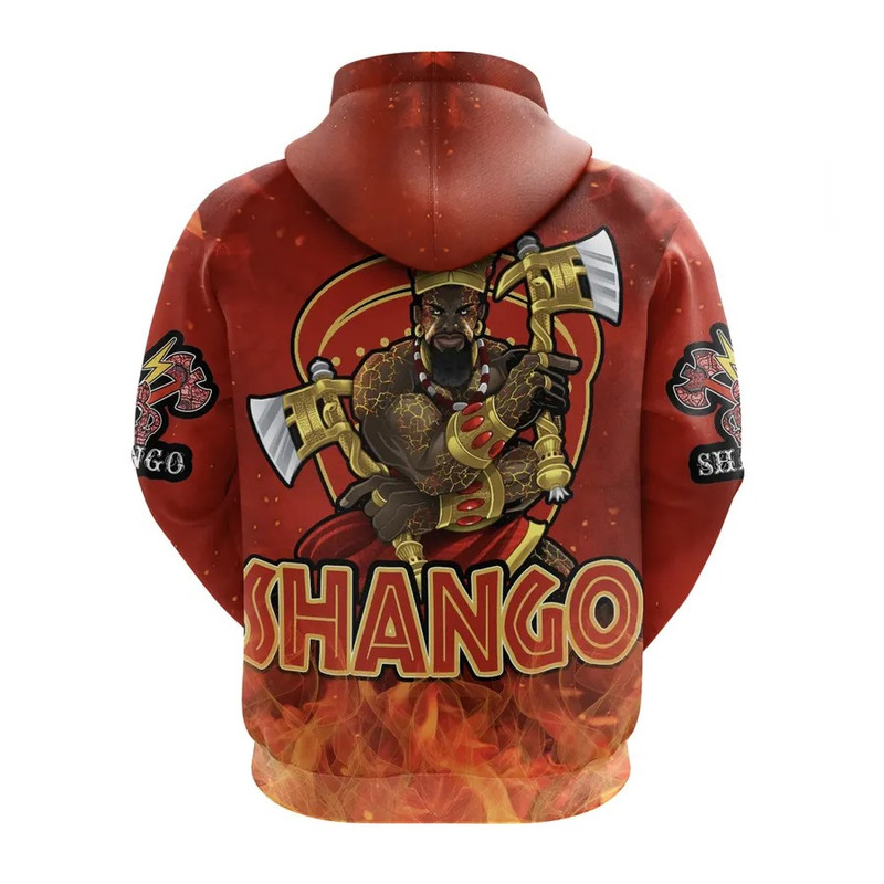 Fire Orisha Shango Hoodie, African Hoodie For Men Women