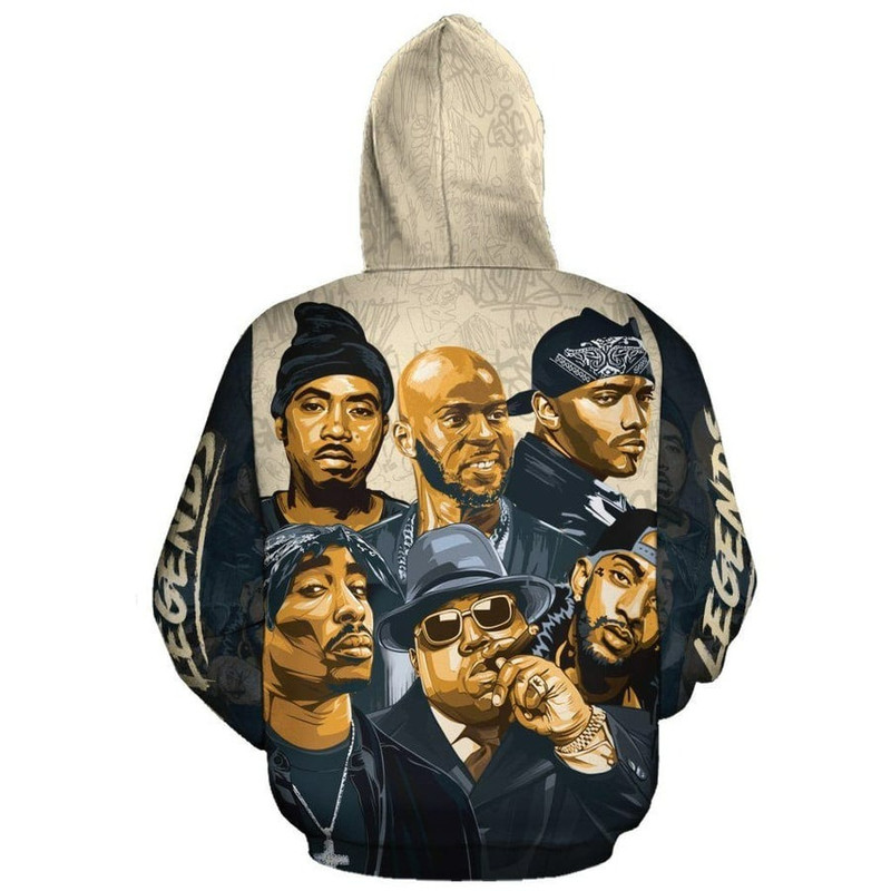 Hip Hop Legends Hoodie, African Hoodie For Men Women